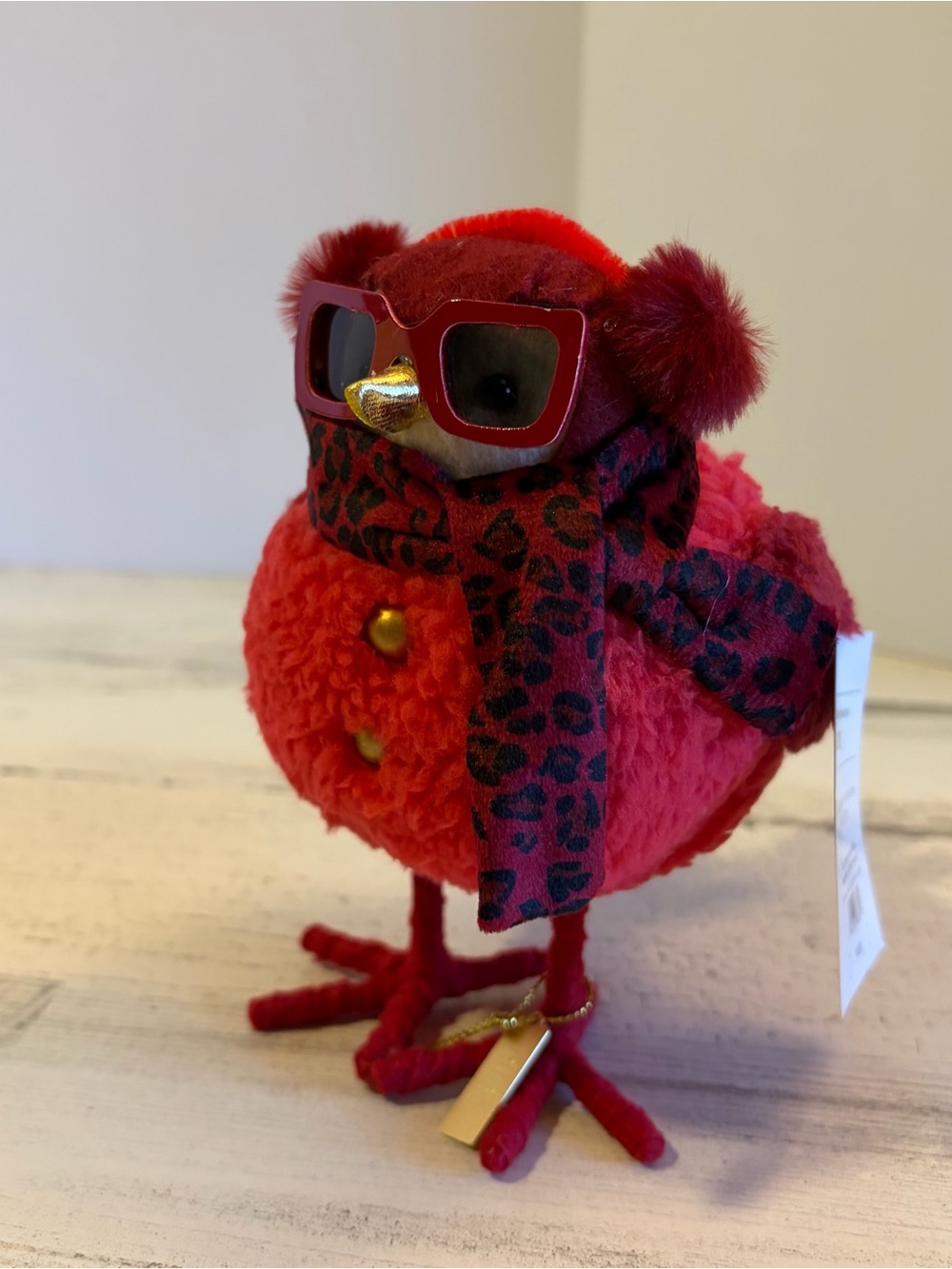 Target Wondershop Featherly Friends Christmas Bird 2023 Ruby NEW